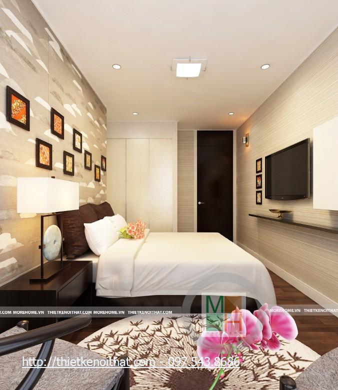 Thiết kế nội thất chung cư cao cấp KeangNam - Nhà Anh Trường